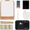 Art Kit – 45-Piece Wooden Paint Set with Box Easel, 18 Acrylic Paint Colors, Colored Pencils & Drawing Supplies for Teens, Adults & Artists
